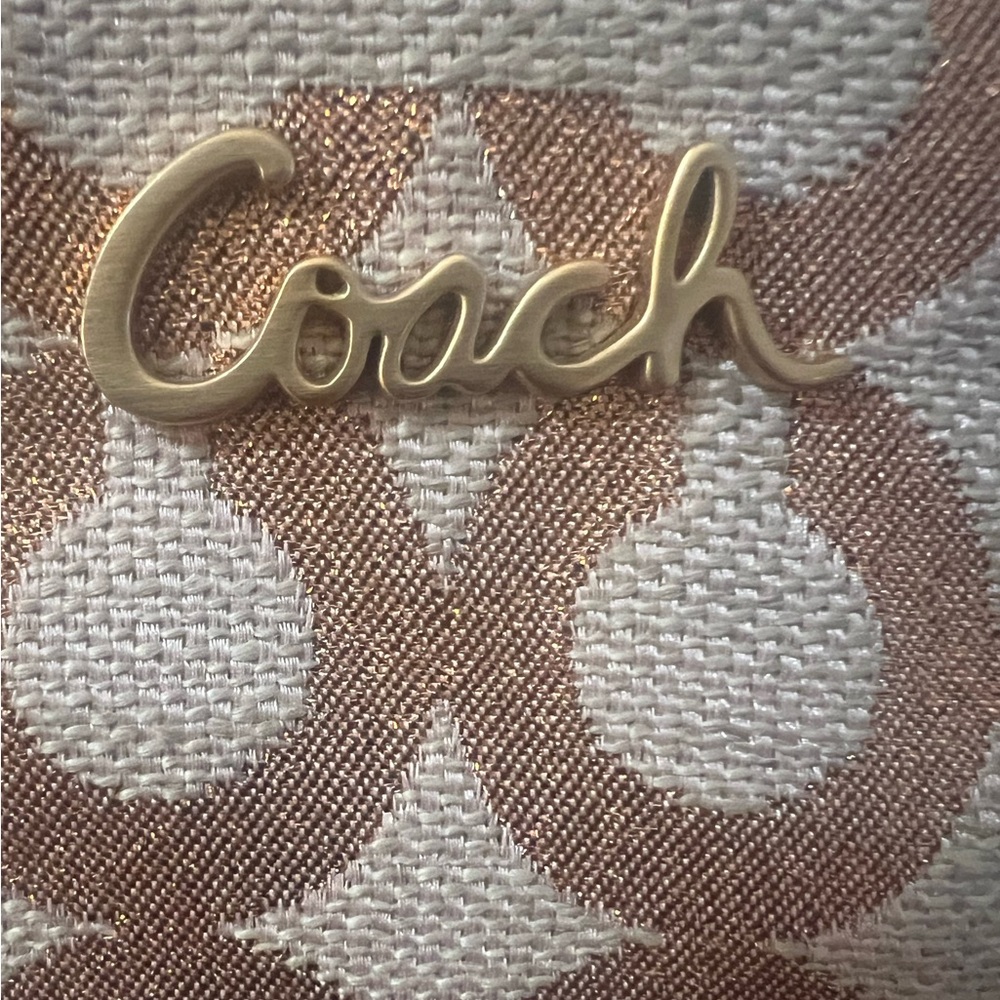 Coach Op Art Metallic Wristlet - Picture 9 of 9